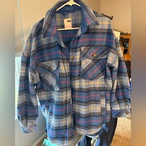 Vibrant Plaid Flannel Shacket